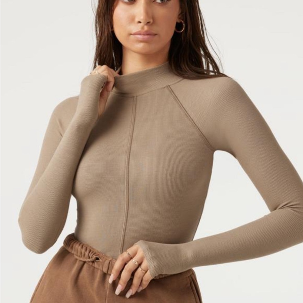 Joah Brown mock stitched turtleneck xs/s